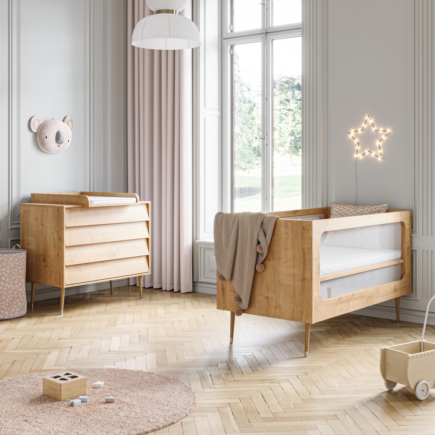 Commode à langer scandinave - Oliver Furniture