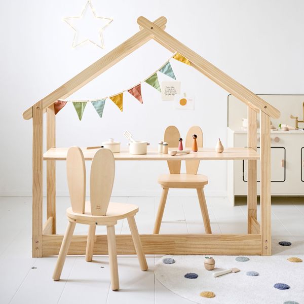 Bureau cabane Maison en bois naturel par Petite Amélie