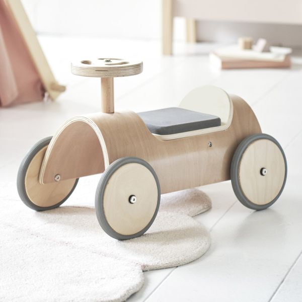 Chariot de marche en bois - Table activité bébé - Arc-en-Ciel Deluxe