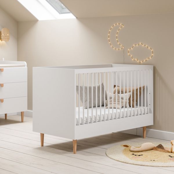 Lit bébé 60x120 ADAM : 100% écologique au design scandinave