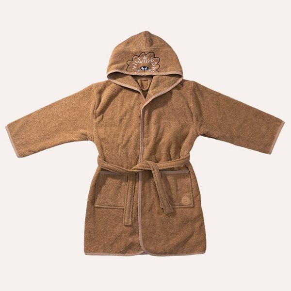 Peignoir de bain enfant leo caramel 98-104 par Petite Amélie 