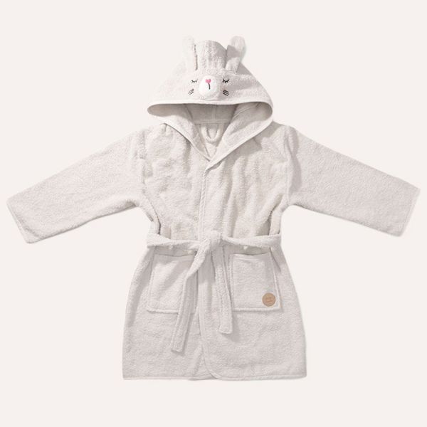 Peignoir enfant lapin beige 80-86 par Petite Amélie 