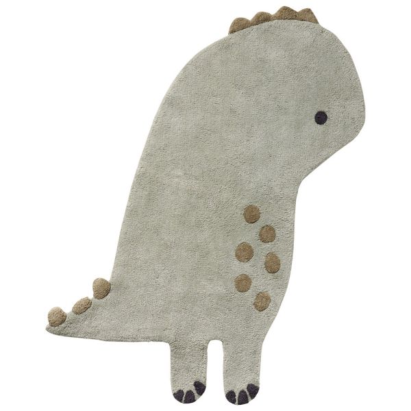 Tapis chambre enfant dino en coton par Petite Amélie 