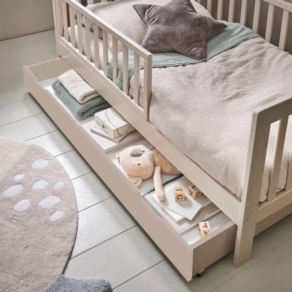 Tiroir de lit enfant en bois et avoine par Petite Amélie
