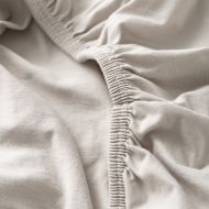 Drap housse bébé 40/45 x 90 cm  Blanc et taupe clair ✔️ Petite Amélie