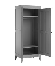 Armoire 1 porte grise Milenne  Armoires ✔️ Petite Amélie