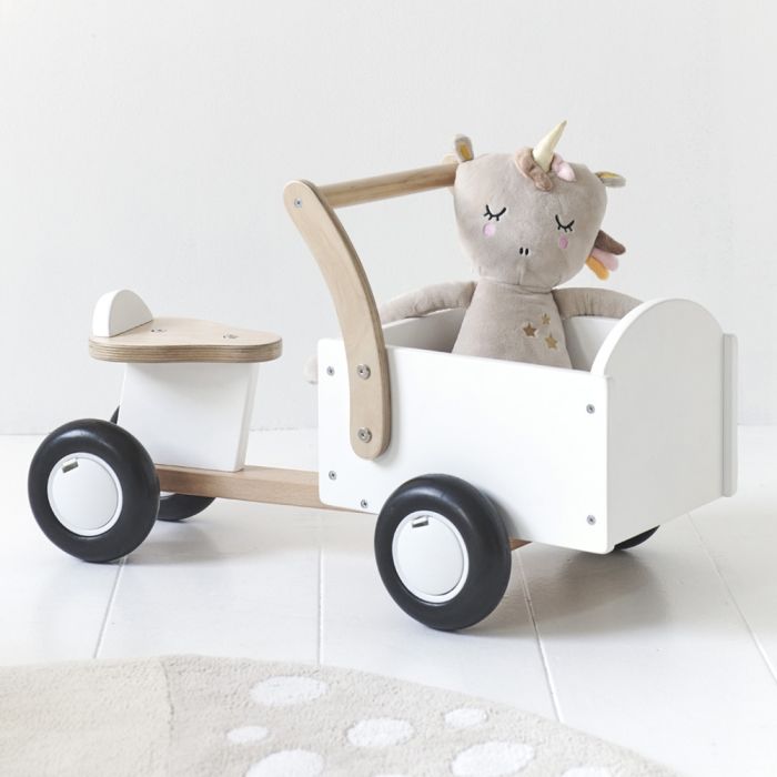 Tricycle porteur / cargo porteur pour bébé Amsterdam en bois