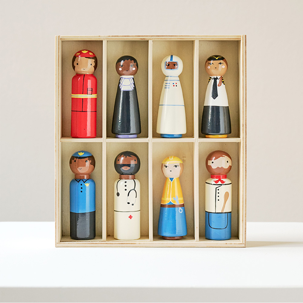 FIGURINES EN BOIS | «Petits Héros»