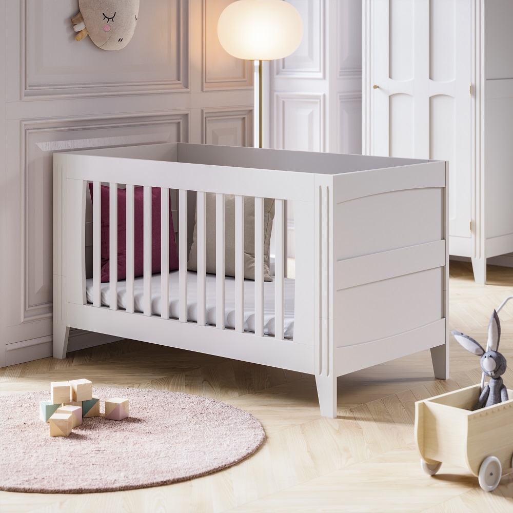 Chambre bébé complète MILENNE évolutive en bois gris